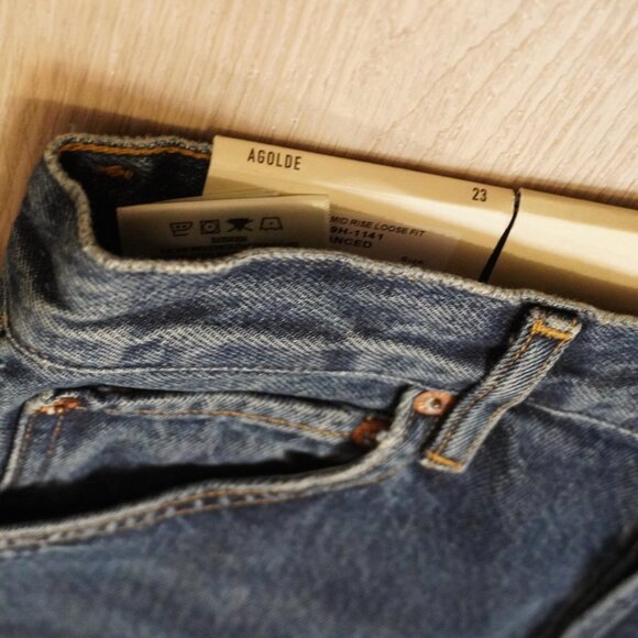 BNWT Agolde 90's jeans size 23 - Picture 2 of 7